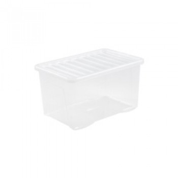 Clip Lid Box - 60L Clear