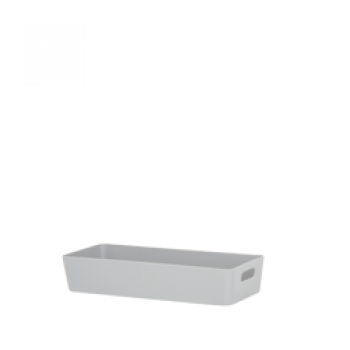 Studio Rectangular Basket 30 x 12.50 x 6cm - Cool Grey Studio Rectangular Basket 30 x 12.50 x 6cm - Cool Grey