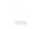 Studio Rectangular Basket 20 x 12.50 x 6cm - Ice White