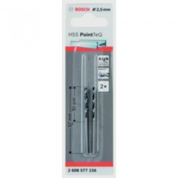 HSS Twist PointTeq Drill Bit - 2.5mm Pack 2