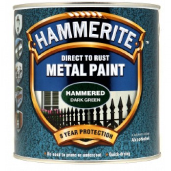 Metal Paint Hammered 2.5L - Dark Green