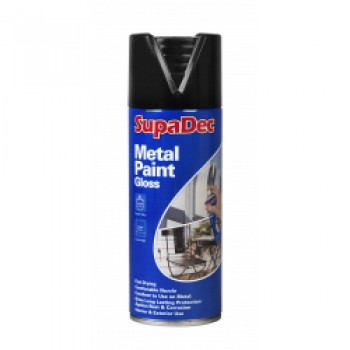 Metal Spray Paint - 400ml Gloss Black