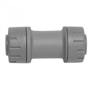 15mm Straight Coupler Grey - PPM015