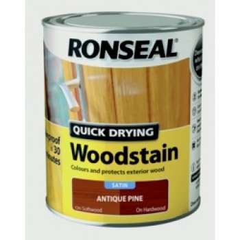 Quick Drying Woodstain Satin 750ml - Antique Pine