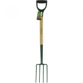 Natural Ash Handle Carbon Steel Border Fork Natural Ash Handle Carbon Steel Border Fork