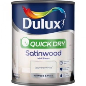 Quick Dry Satinwood 750ml - Jasmine White