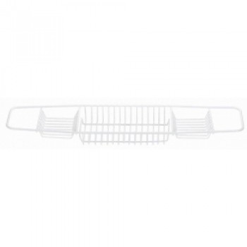 Over Bath Rack White - Plastic