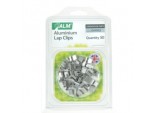 Aluminium Lap Clips - Pack of 50