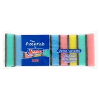 Sponge Scourers - 10 Pack