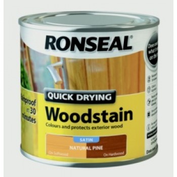Quick Drying Woodstain Satin 250ml - Natural Pine