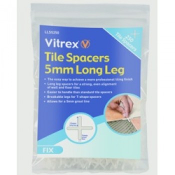 Long Leg Tile Spacers - 5x250 Long Leg Tile Spacers - 5x250