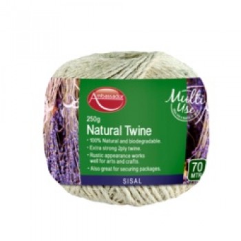 Sisal Twine - 250g/70m