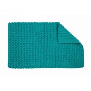 Aqua Soft Cushioned Bath Mat - Textile Bath Mats/Aqua