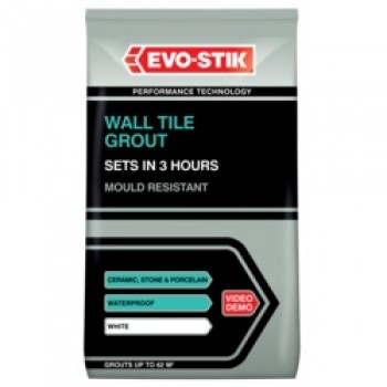 Tile A Wall Fast Set Grout for Ceramic Tiles - White - 1.5kg