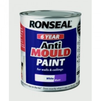 6 Year Anti Mould Paint 750ml - White Matt