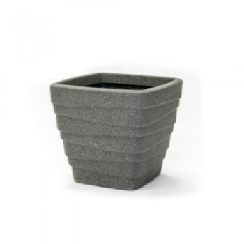 Square Trojan Planter - Ash 33.5cm
