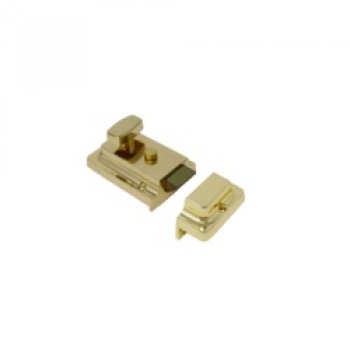 Essentials Nightlatch - Polished Brass