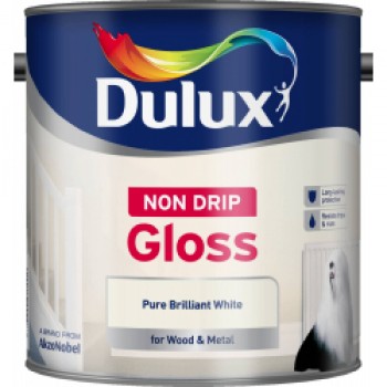 Non Drip Gloss 2.5L - Pure Brilliant White