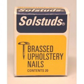 Upholstery Nails - Brassed (Box Pack) - 10mm Upholstery Nails - Brassed (Box Pack) - 10mm