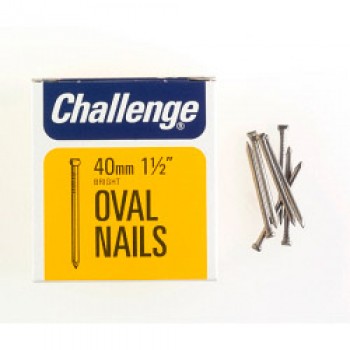 Oval Wire Nails - Bright Steel (Box Pack) - 40mm