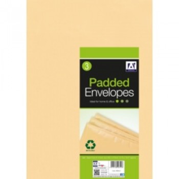 Padded Brown Envelopes - 370 x 480 Pack 3 Padded Brown Envelopes - 370 x 480 Pack 3