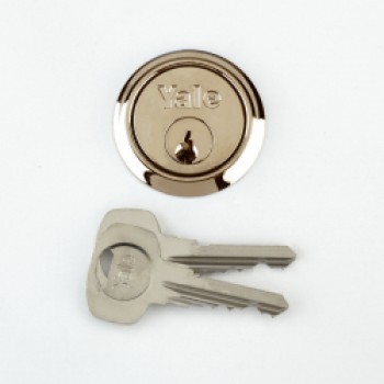 Replacement Rim Cylinder - 4 Key - Brass Finish Replacement Rim Cylinder - 4 Key - Brass Finish