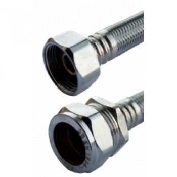 Flexible Tap Connector - 15mm x 1/2 x 30cm