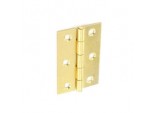 Steel Butt Hinges Brass Plated (1 1/2 Pair) - 100mm