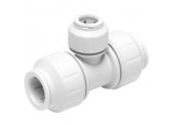 Reducing Tee Connector - 22mm x 22mm x 15mm - White - Pack of 5