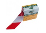 Red/White Warning Tape - 60mm x 200m