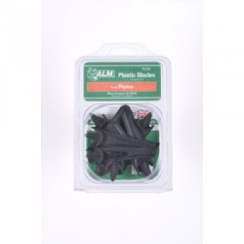 Plastic Blades with Half-Moon Mounting - Pack of 10