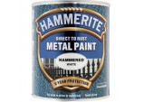 Metal Paint Hammered 750ml - White