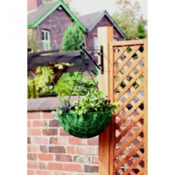 Hanging Basket Bracket - 40cm/16 Black