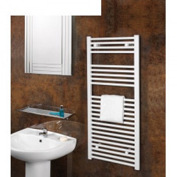 White Straight Towel Rail - 500 X 1200mm